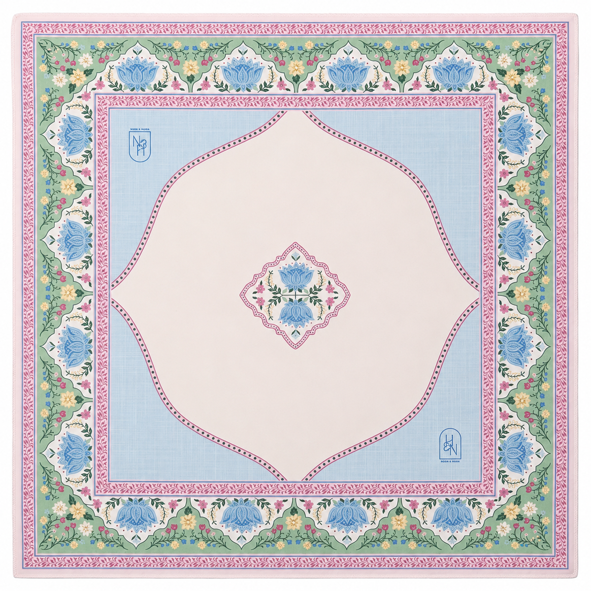 Mahjong Mat - Summer Blossom - Hutch and Nook