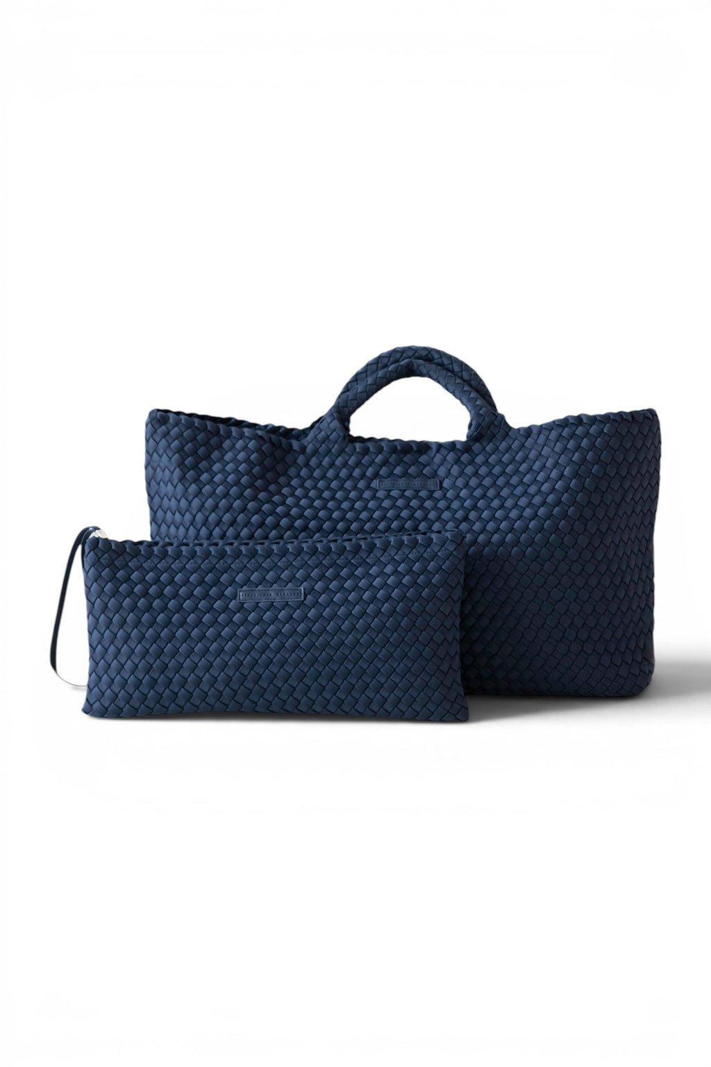 Mahjong Bag - Woven Carryall with Matching Tile Pouch: Peacock