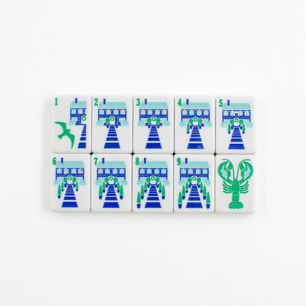 THE NEW ENGLAND SERIES | Mahjong with Nautical Flair