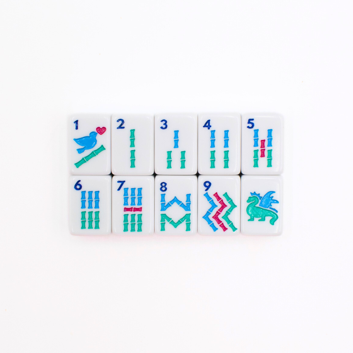 MINI TRAVEL MAHJONG  |  Mini Anywhere Series  |  White