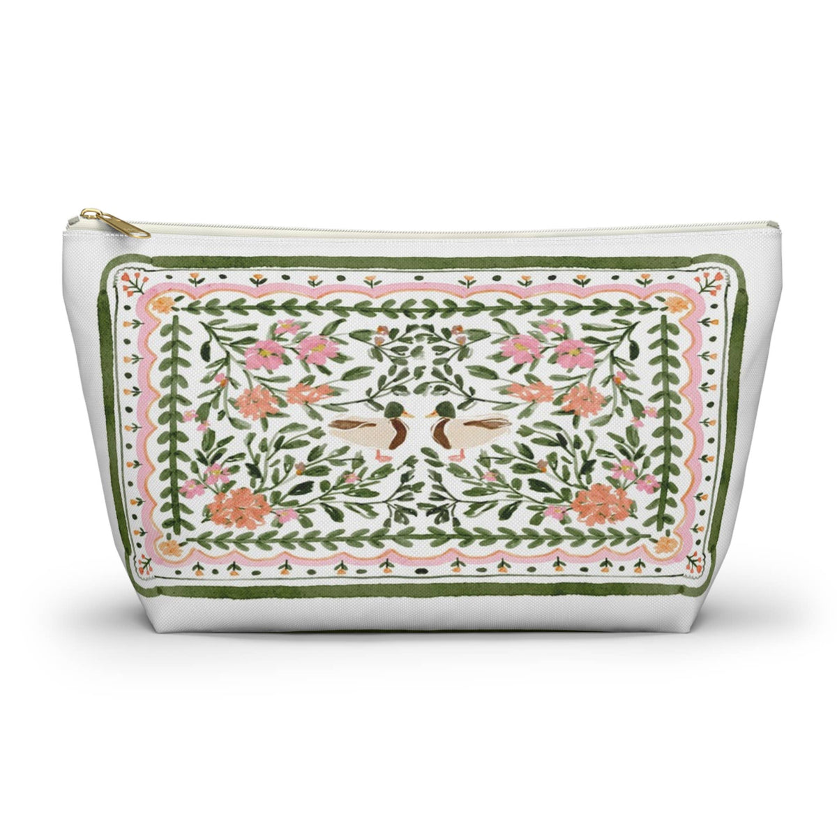 Britt Mills Mahjong Tile Pouch: Palm Beach Teal