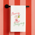 Mahjong Christmas gift towel holiday cute hostess gift