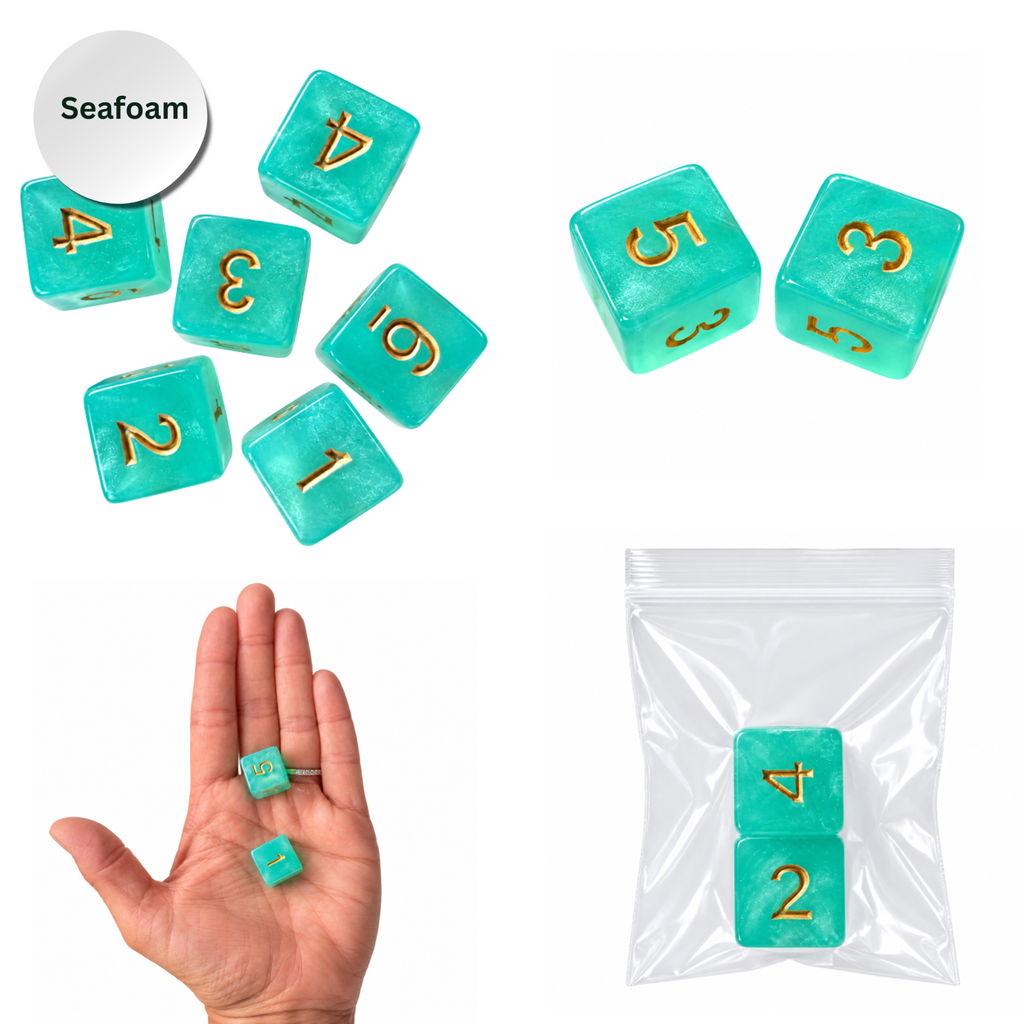 Pearl Dice Mahjong Specialty Dice Gift Ready: Orchid