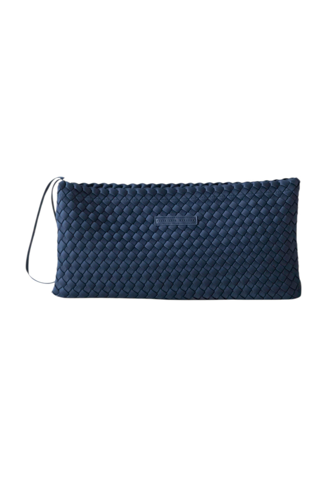 Woven Mahjong Tile Bag: Teal