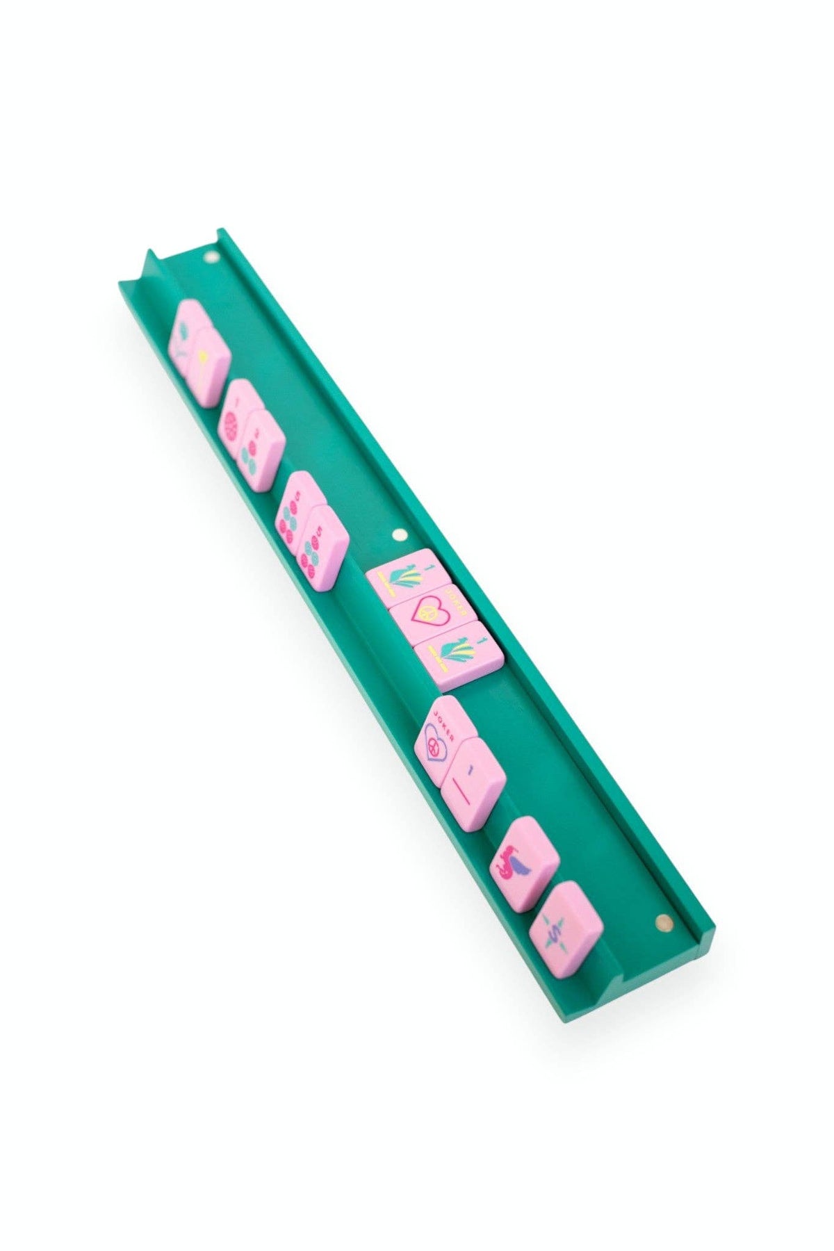 Mahjong Racks & Pushers (Set of 4): Light Pink