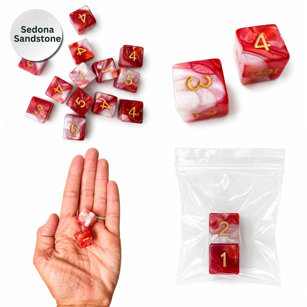 Pearl Dice Mahjong Specialty Dice Gift Ready: Orchid