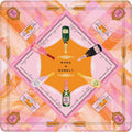 Bams & Bubbly Mahjong Mat: 33" x 33" Standard