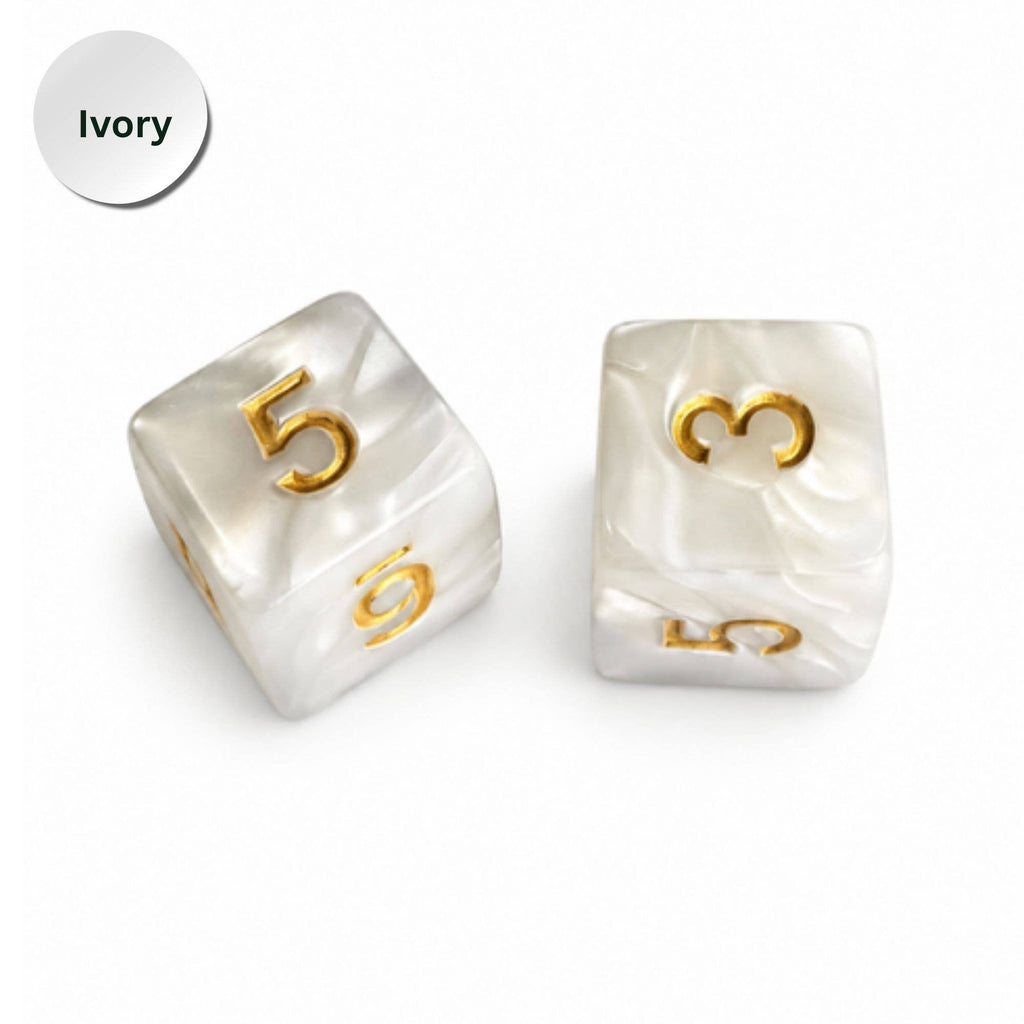 Pearl Dice Mahjong Specialty Dice Gift Ready: Jasper