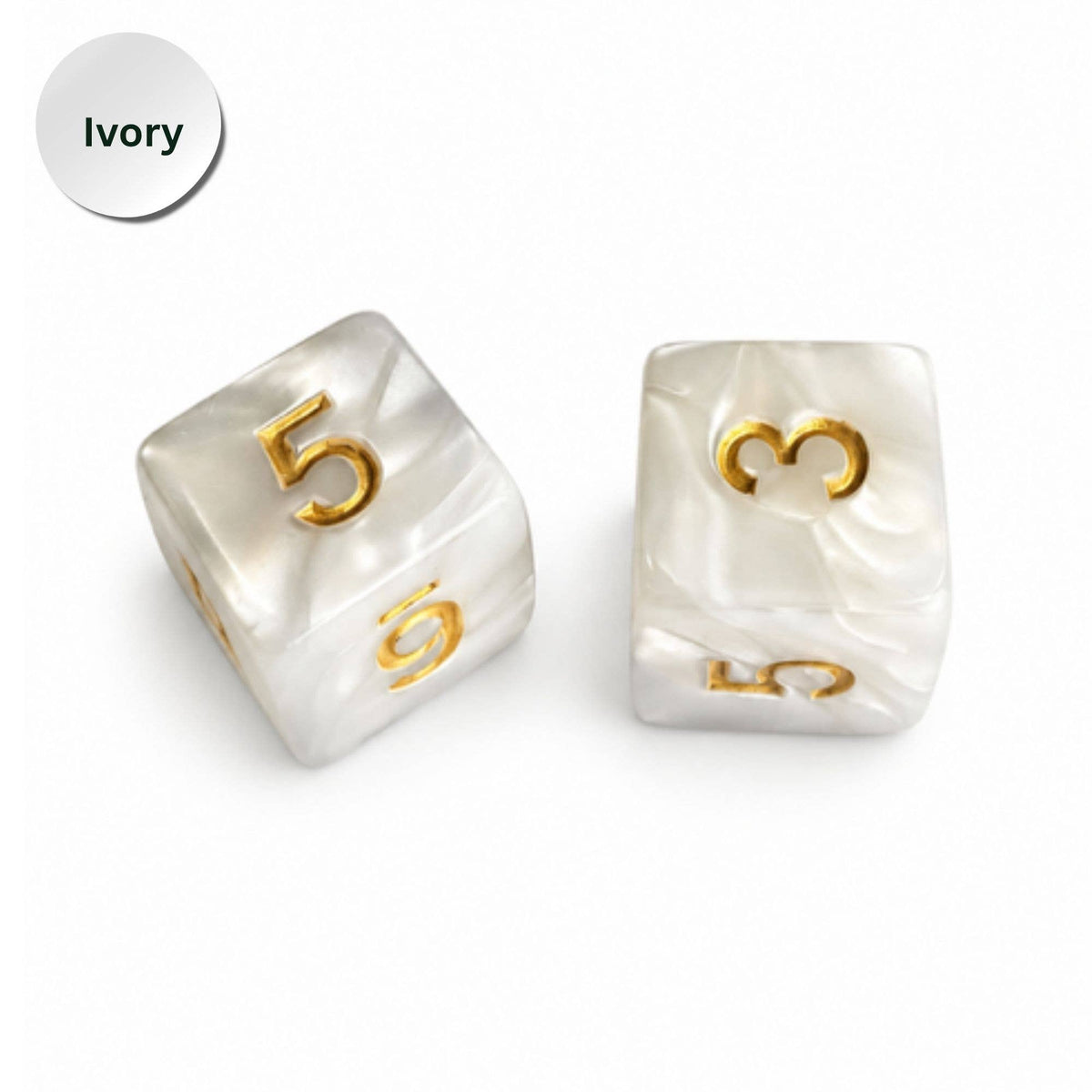 Pearl Dice Mahjong Specialty Dice Gift Ready: Jasper