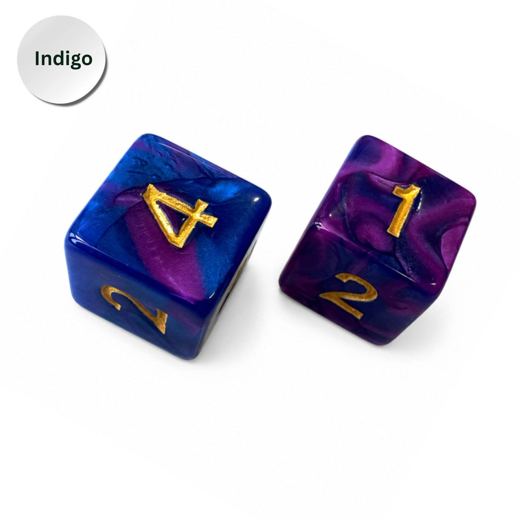 Pearl Dice Mahjong Specialty Dice Gift Ready: Orchid