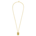 1 Bam Bird Mahjong Tile Long Necklace