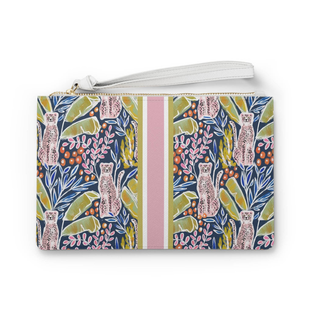 Britt Mills Mahjong Card Pouch (Faux-Leather): Palm Beach