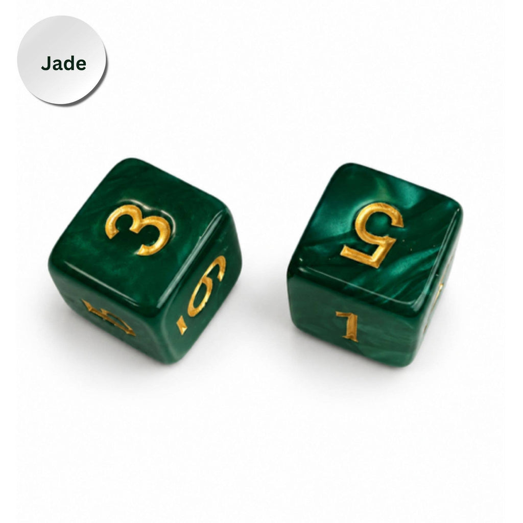 Pearl Dice Mahjong Specialty Dice Gift Ready: Jasper