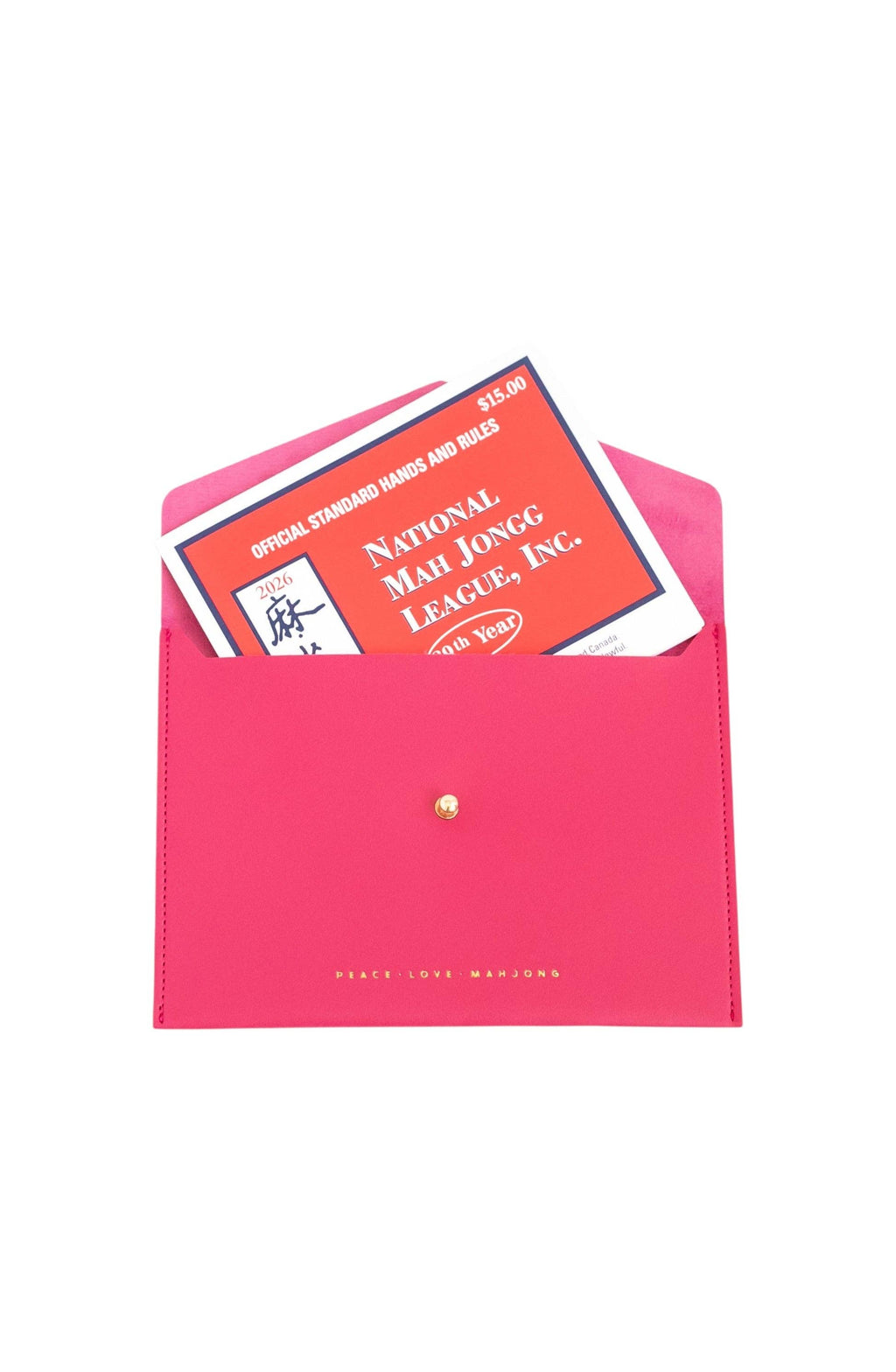Card Clutch: Dusty Rose - Large Size
