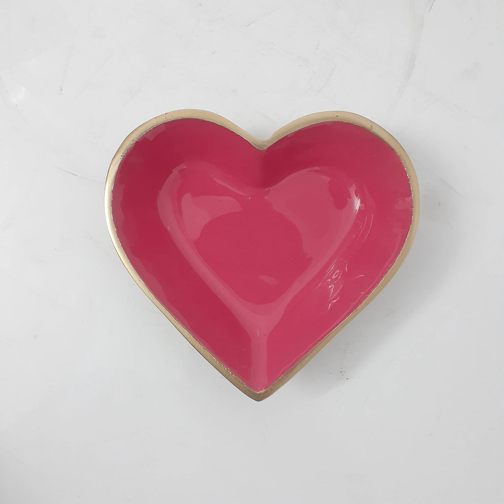 Pink Heart Dish