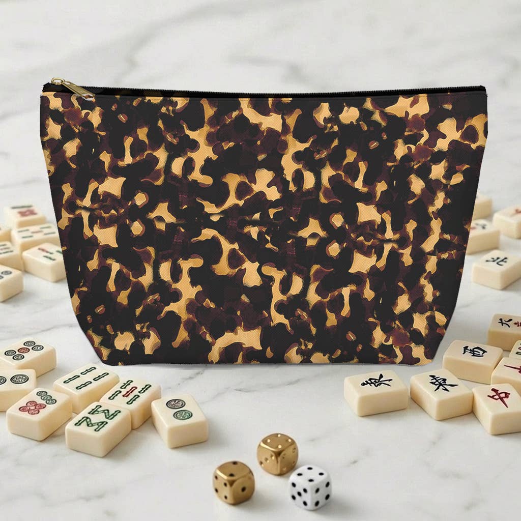 Mahjong Tile Bag, Animal Prints, Tortoise, Tiger, Leopard: Cheetah