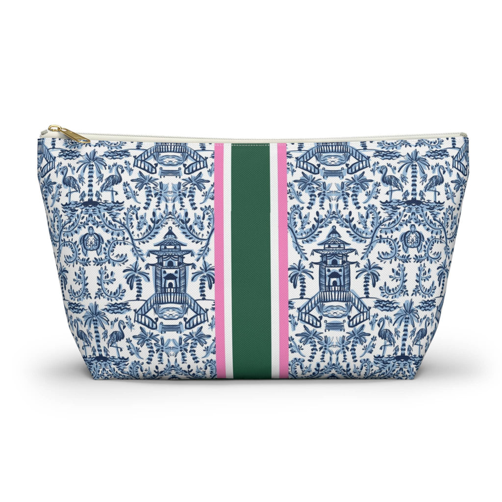 Britt Mills Mahjong Tile Pouch: Palm Beach