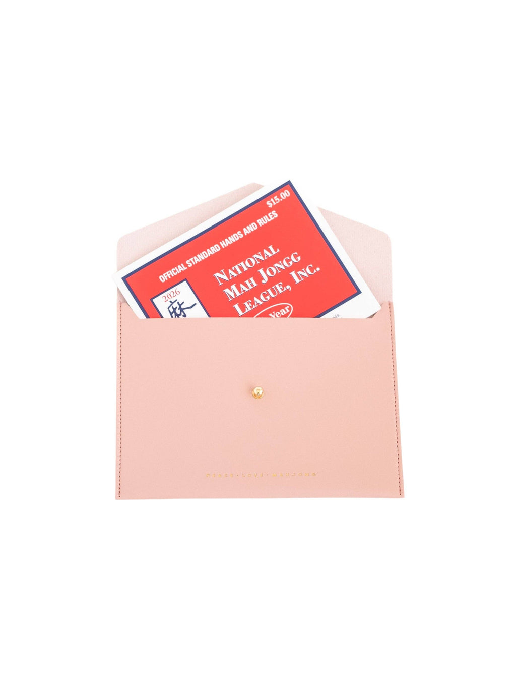 Card Clutch: Navy Blue - Large Size