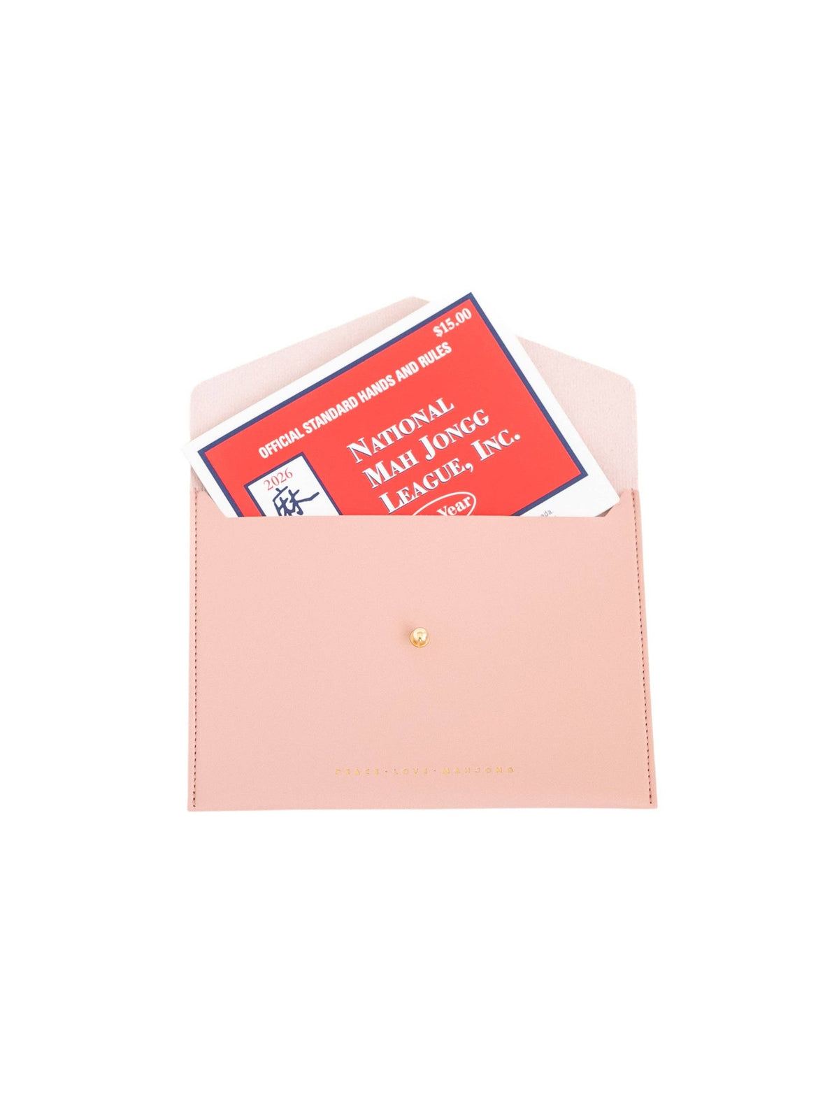 Card Clutch: Navy Blue - Large Size