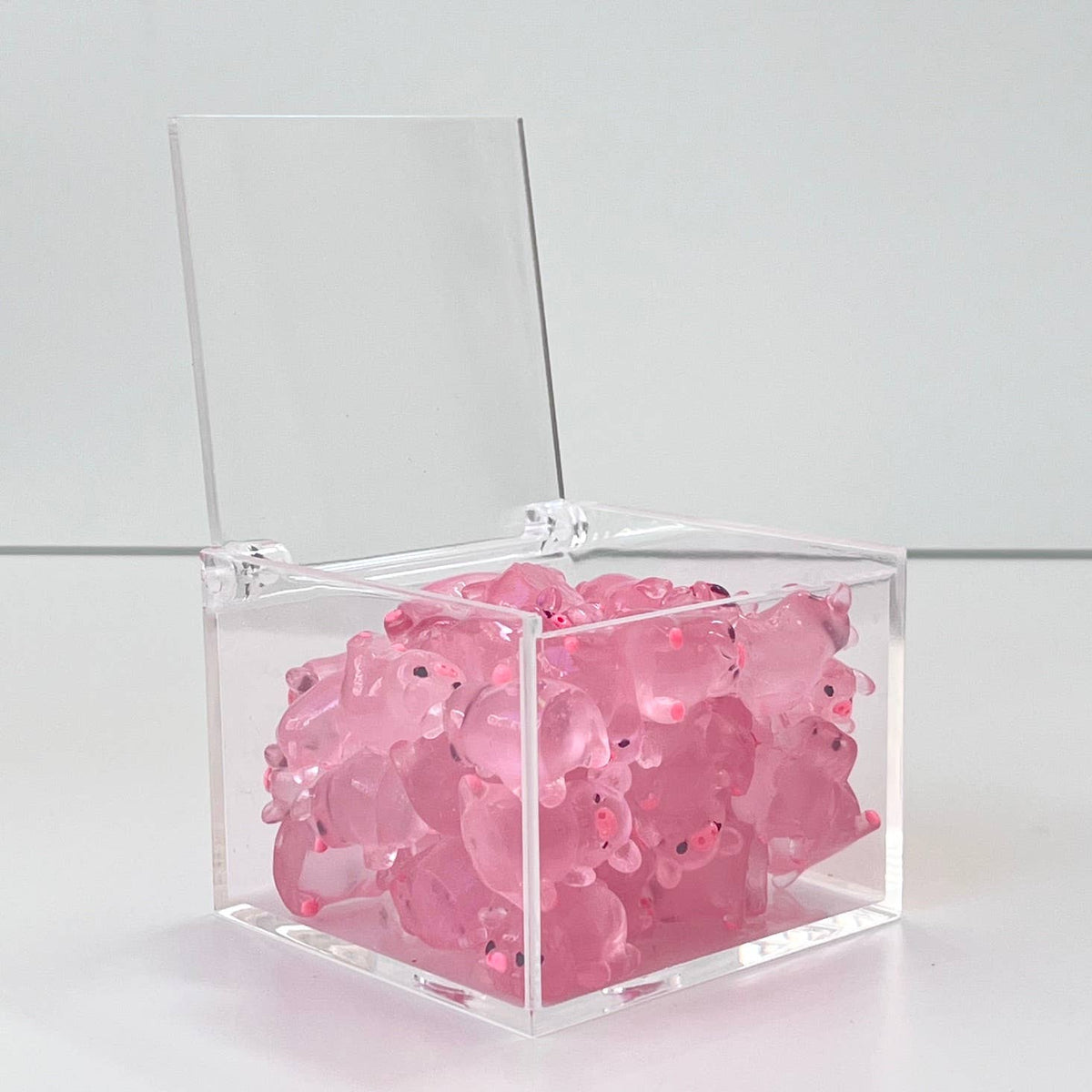 Pink Piggy Miniature Figurines