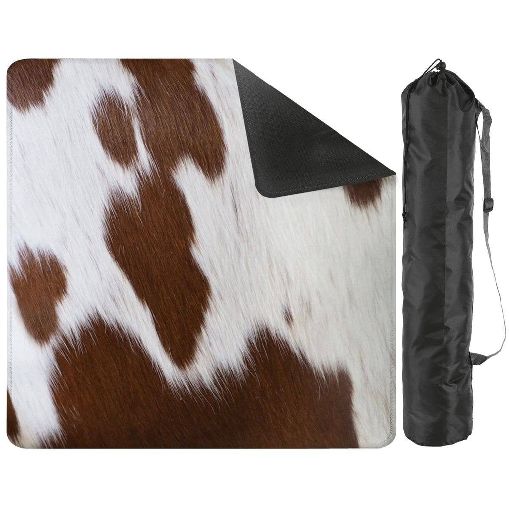 Cowhide Western Mahjong Mats | Cow Print Anders Ruff [Non Neoprene]: 31.5" x 31.5"