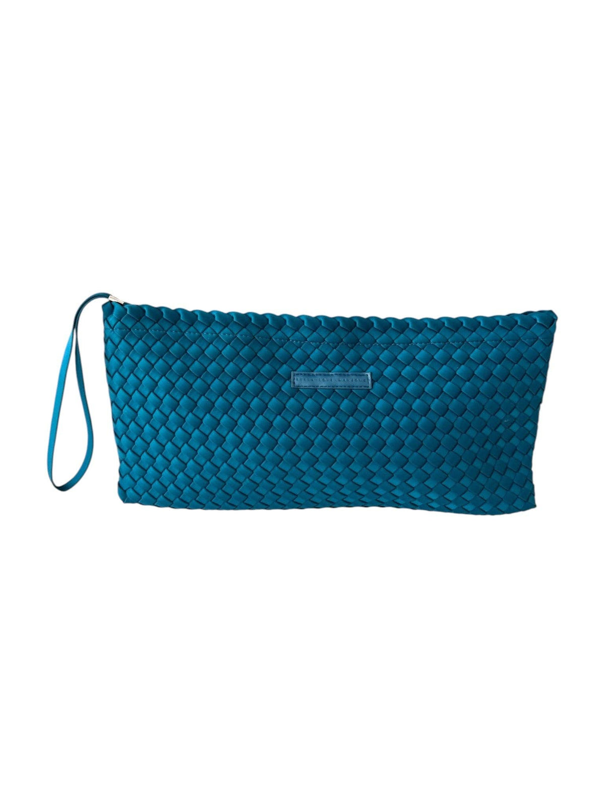 Woven Mahjong Tile Bag: Navy