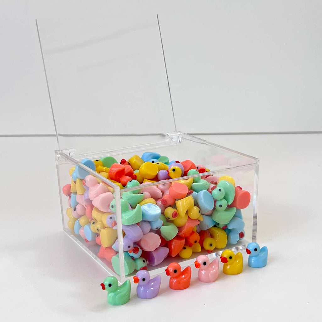 Little Colorful Ducks Miniature Figurines