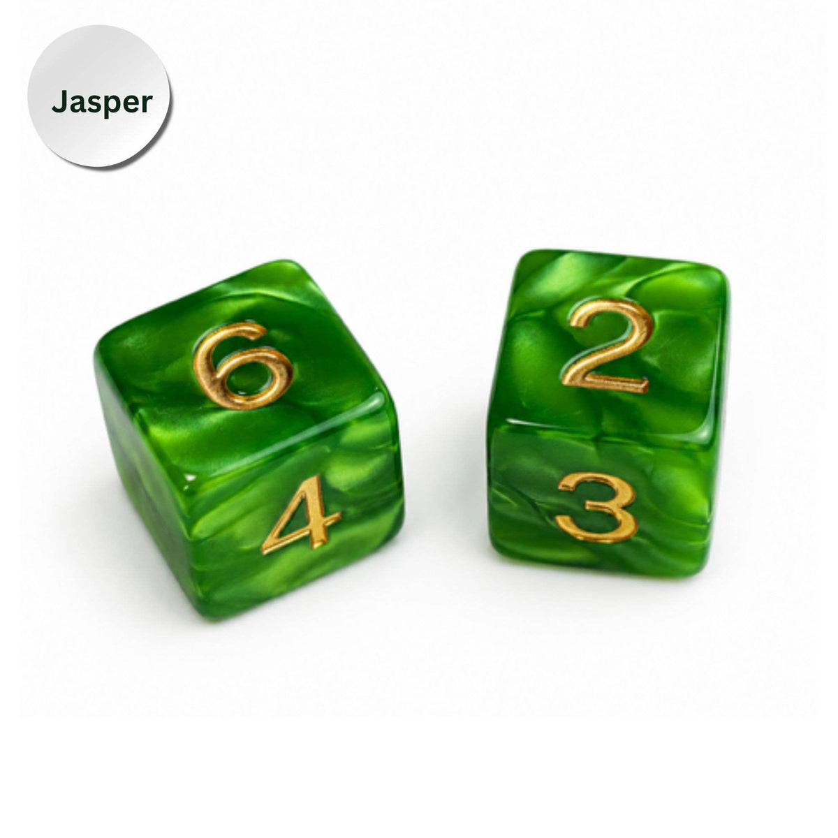 Pearl Dice Mahjong Specialty Dice Gift Ready: Orchid