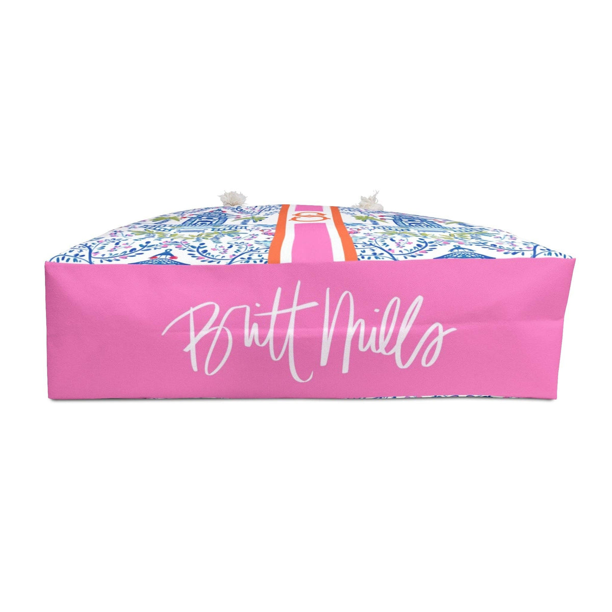 Britt Mills Mahjong Tote Bags: Chinoiserie Palms