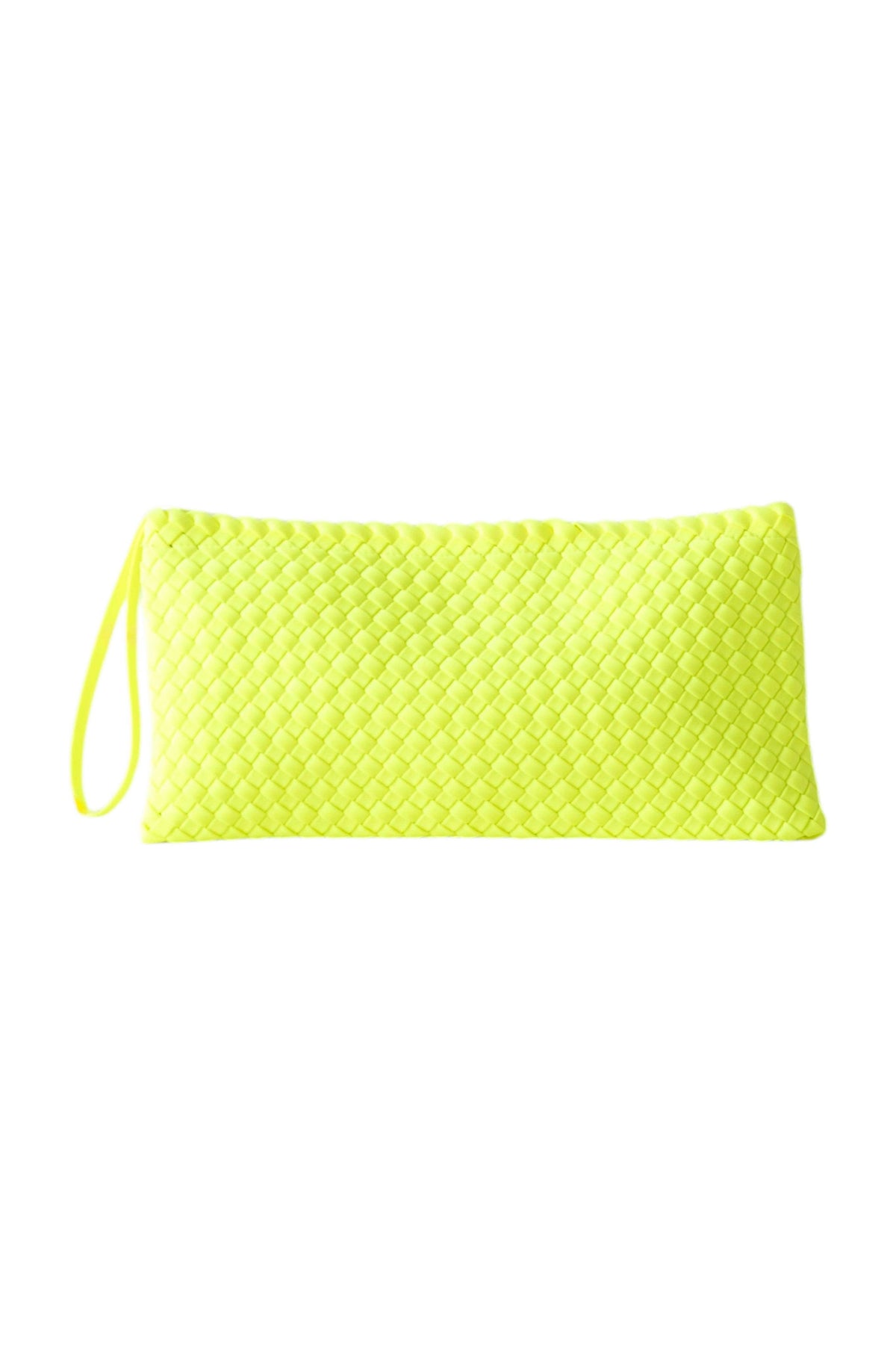 Woven Mahjong Tile Bag: Bright Pink