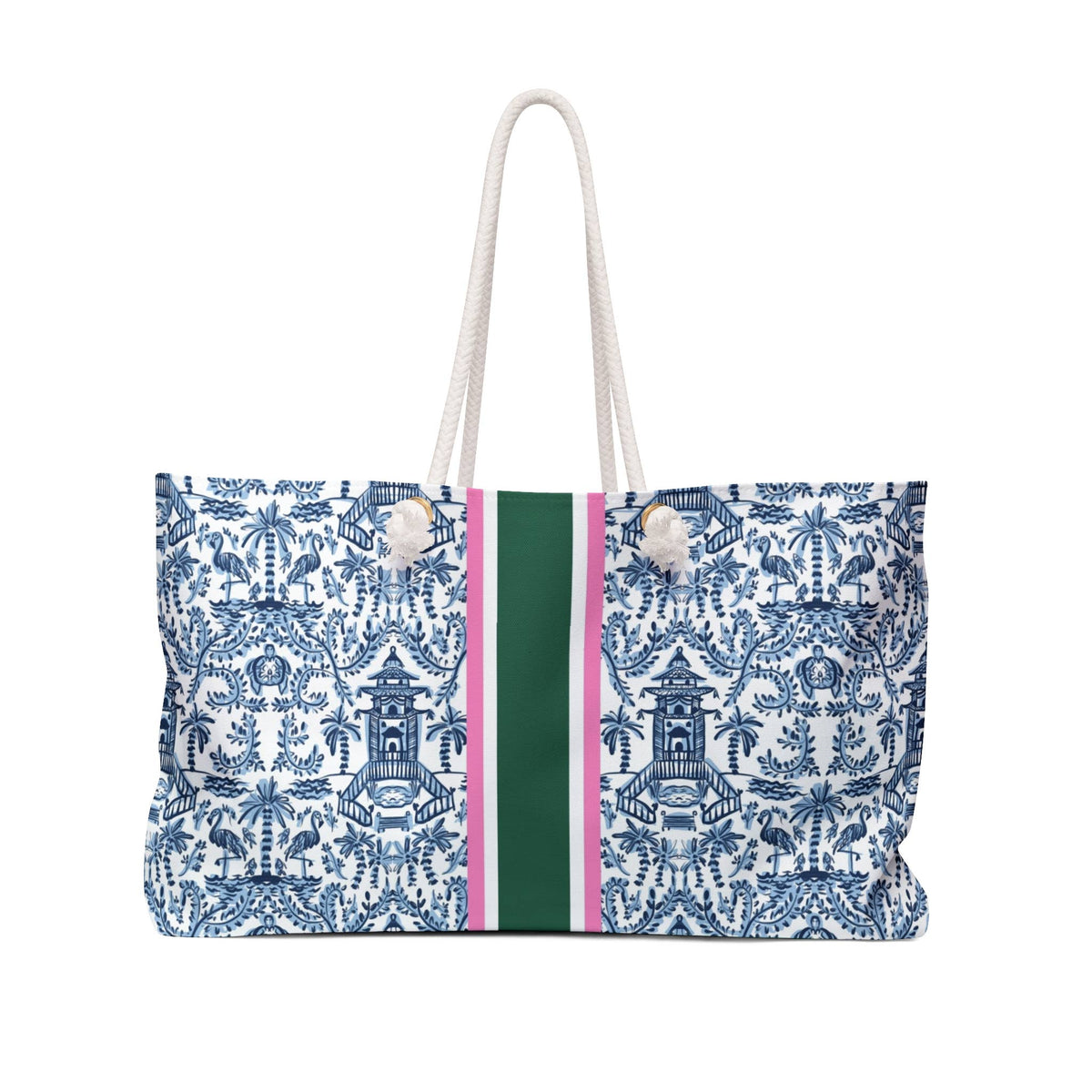 Britt Mills Mahjong Tote Bags: Chinoiserie Palms