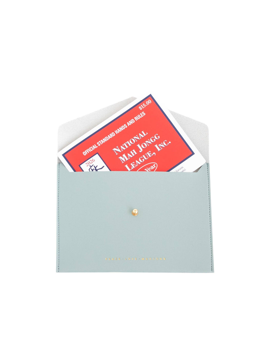 Card Clutch: Teal - Large Size