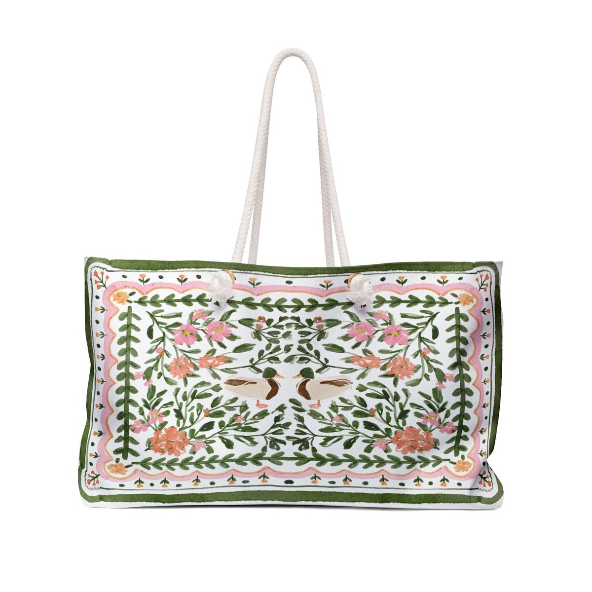 Britt Mills Mahjong Tote Bags: Chinoiserie Palms