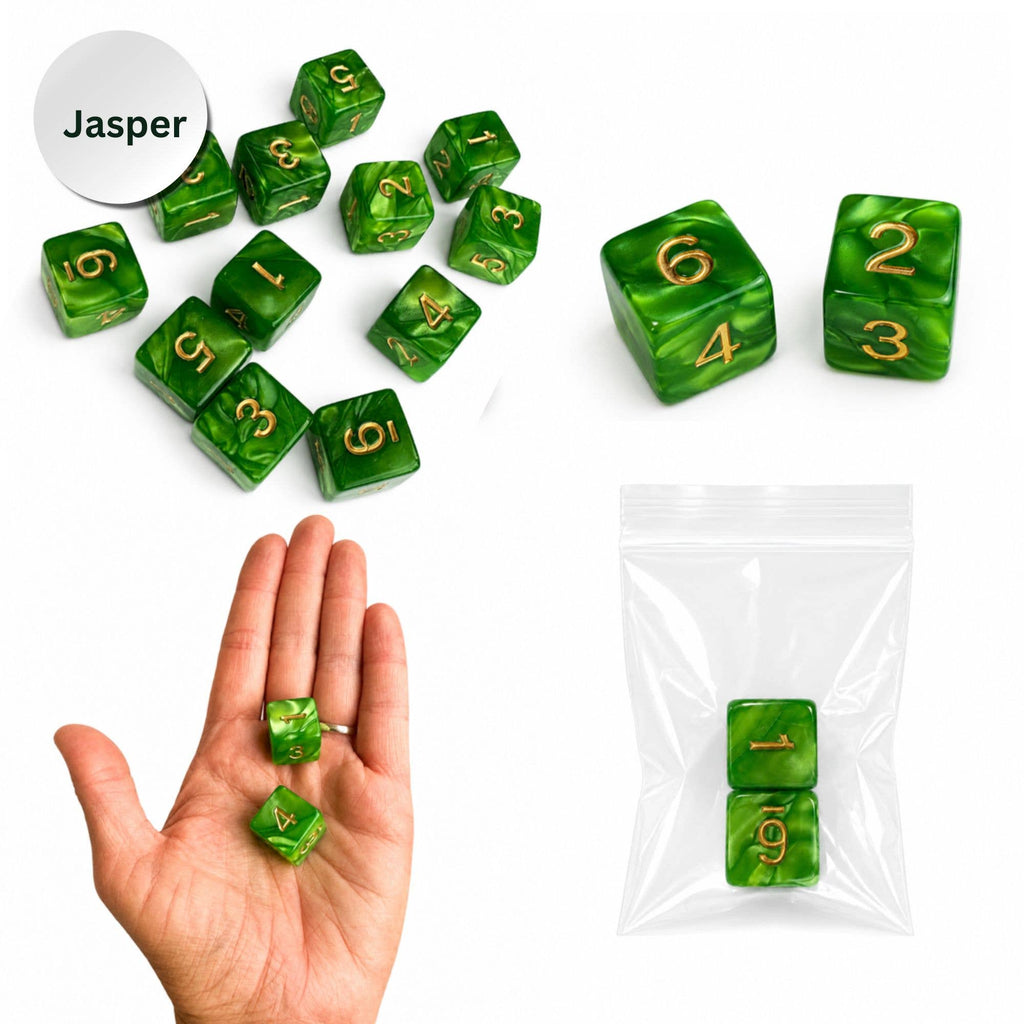 Pearl Dice Mahjong Specialty Dice Gift Ready: Orchid