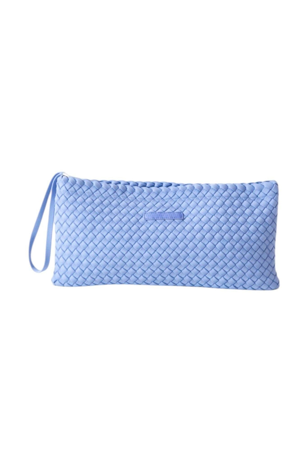 Woven Mahjong Tile Bag: Teal