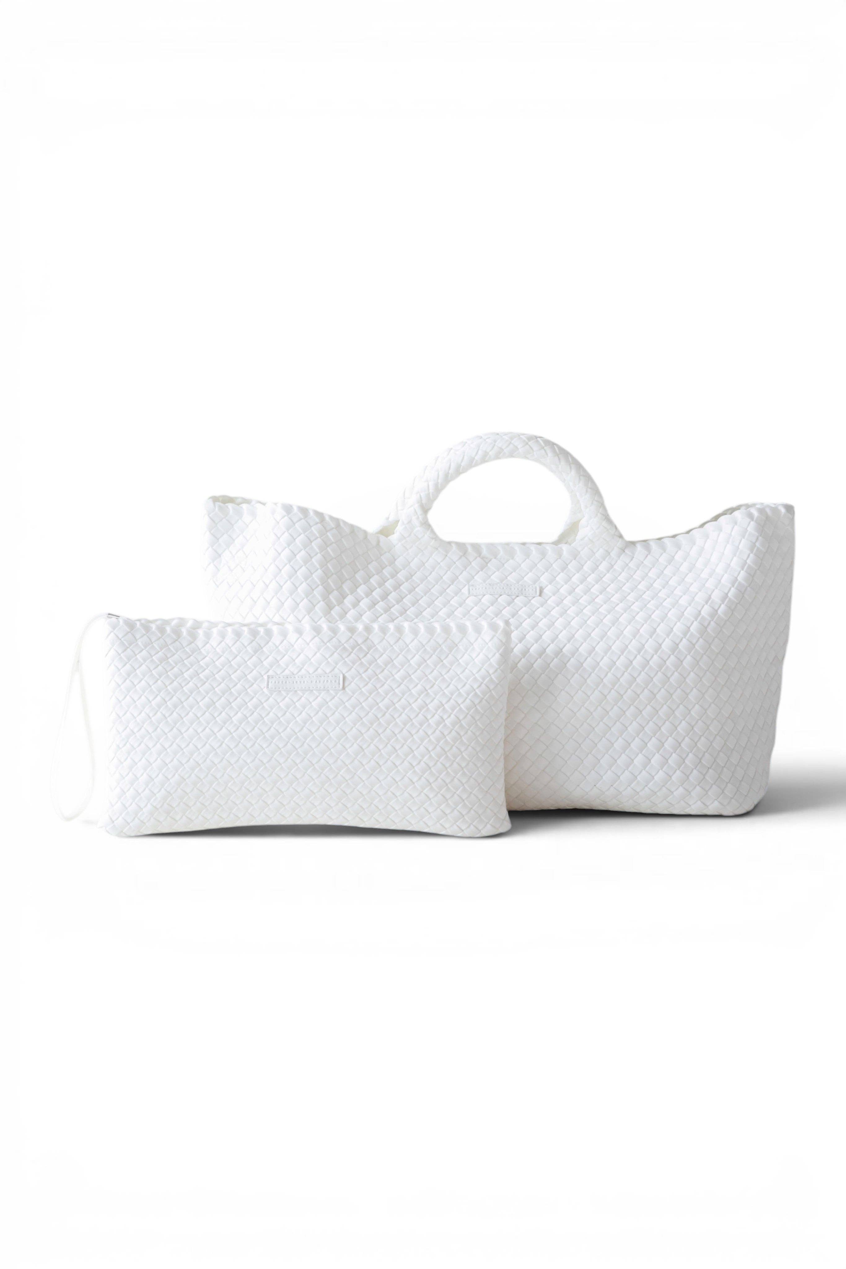 Mahjong Bag - Woven Carryall with Matching Tile Pouch: Peacock