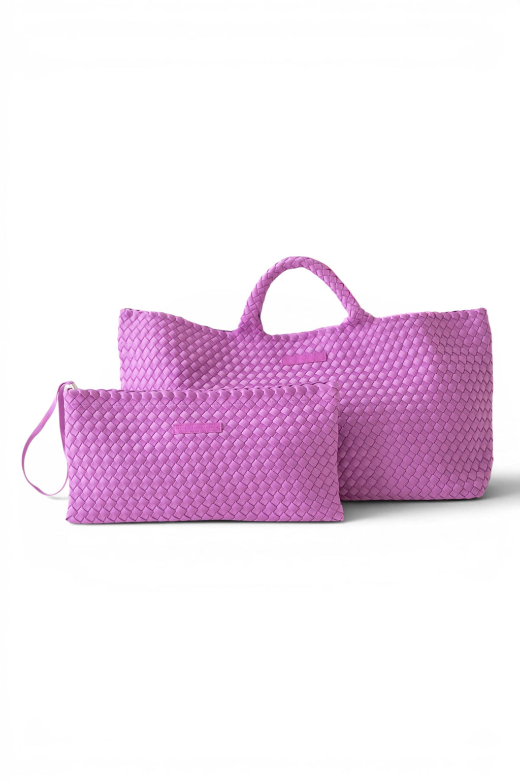 Mahjong Bag - Woven Carryall with Matching Tile Pouch: Peacock