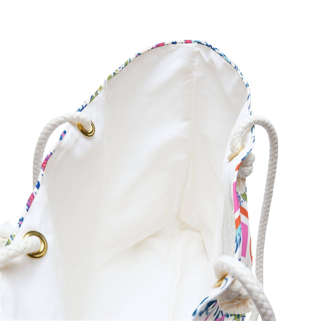 Britt Mills Mahjong Tote Bags: Palm Beach