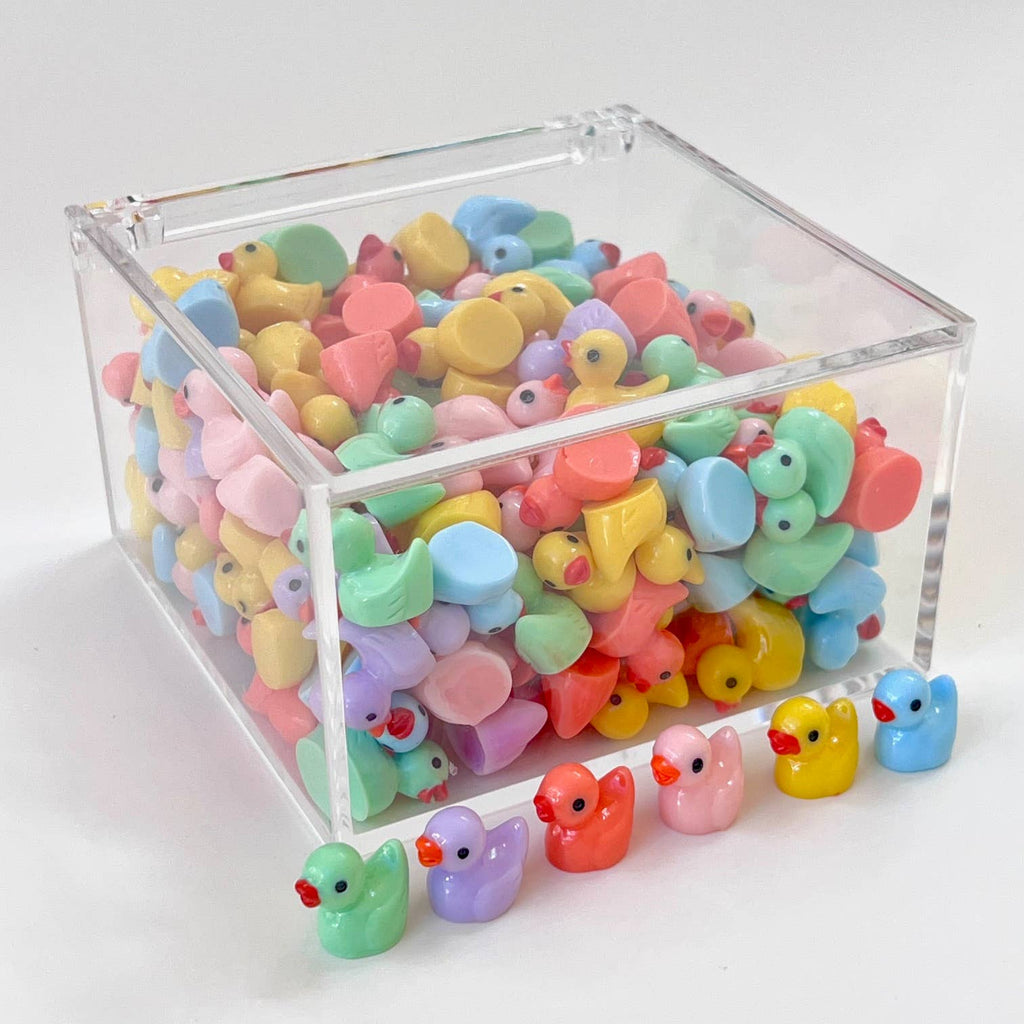 Little Colorful Ducks Miniature Figurines