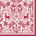 Paper Cocktail Napkins 20 Ct Brimsley Red Christmas