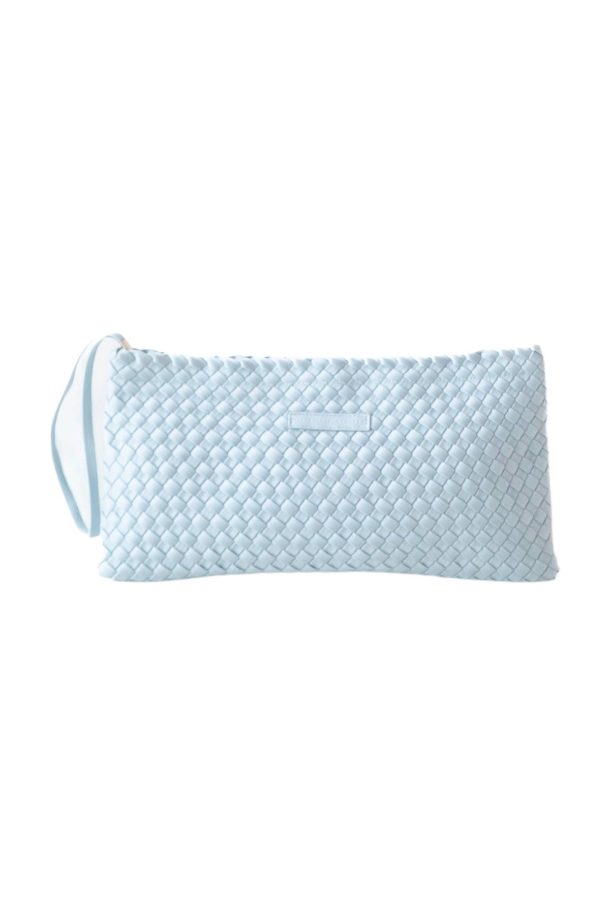 Woven Mahjong Tile Bag: Teal