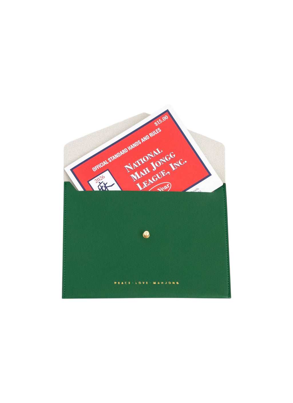 Card Clutch: Navy Blue - Large Size