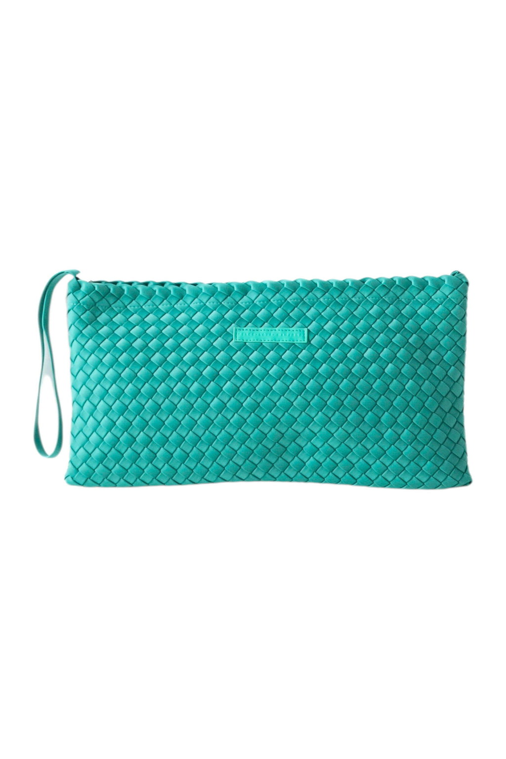 Woven Mahjong Tile Bag: Bright Pink