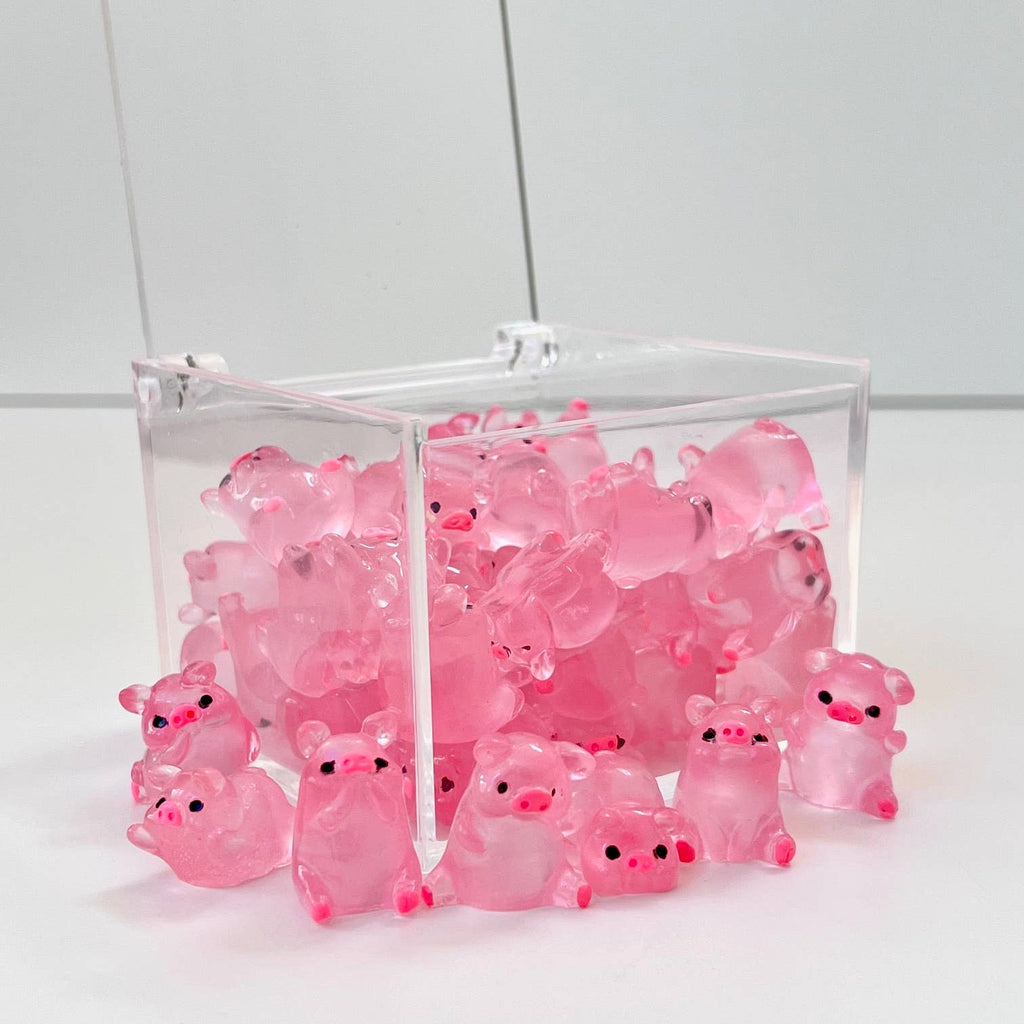 Pink Piggy Miniature Figurines