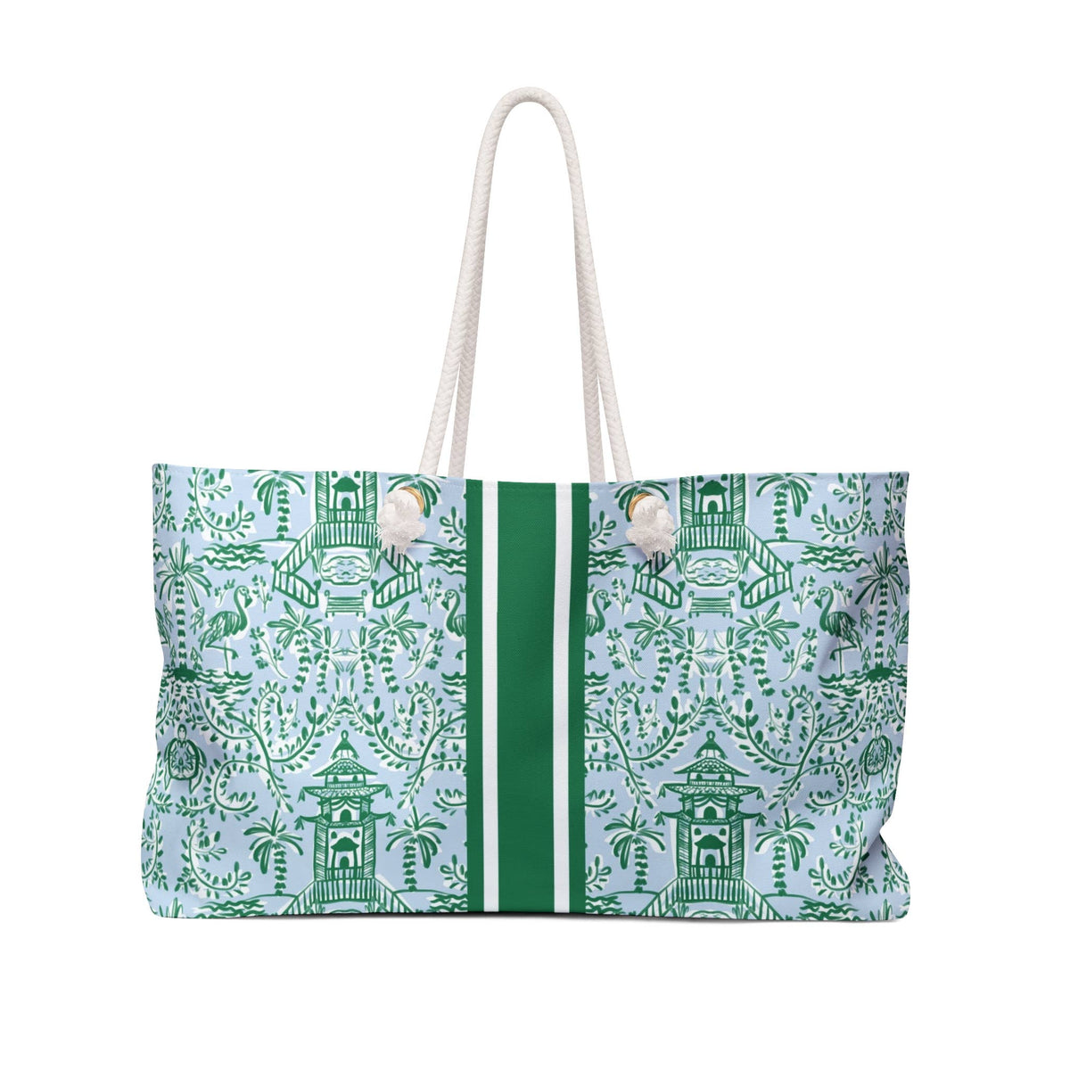 Britt Mills Mahjong Tote Bags: Chinoiserie Palms