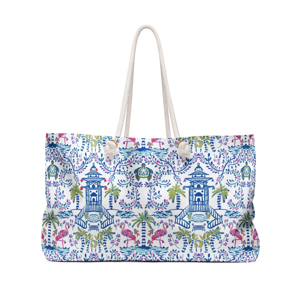 Britt Mills Mahjong Tote Bags: Chinoiserie Palms