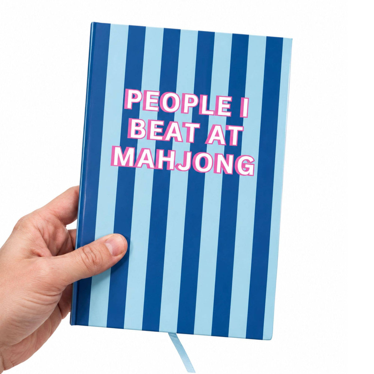 "People I Beat at Mahjong" Hardcover Mahjong Gift Journal