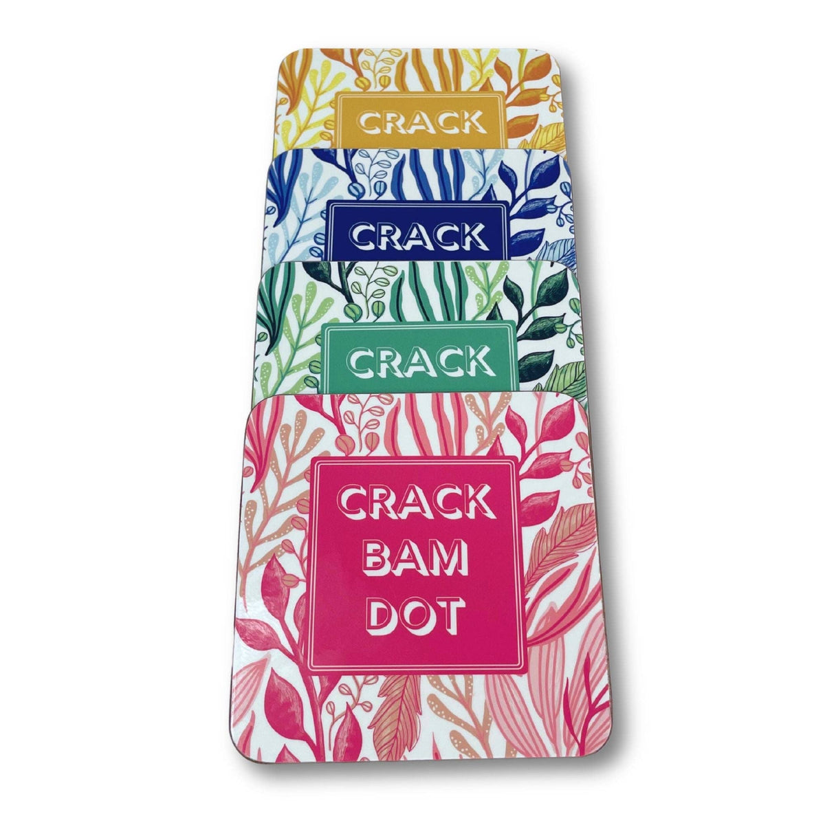 Mahjong Coasters, 4 Set. Colorful, Unique Mahjongg Gift for