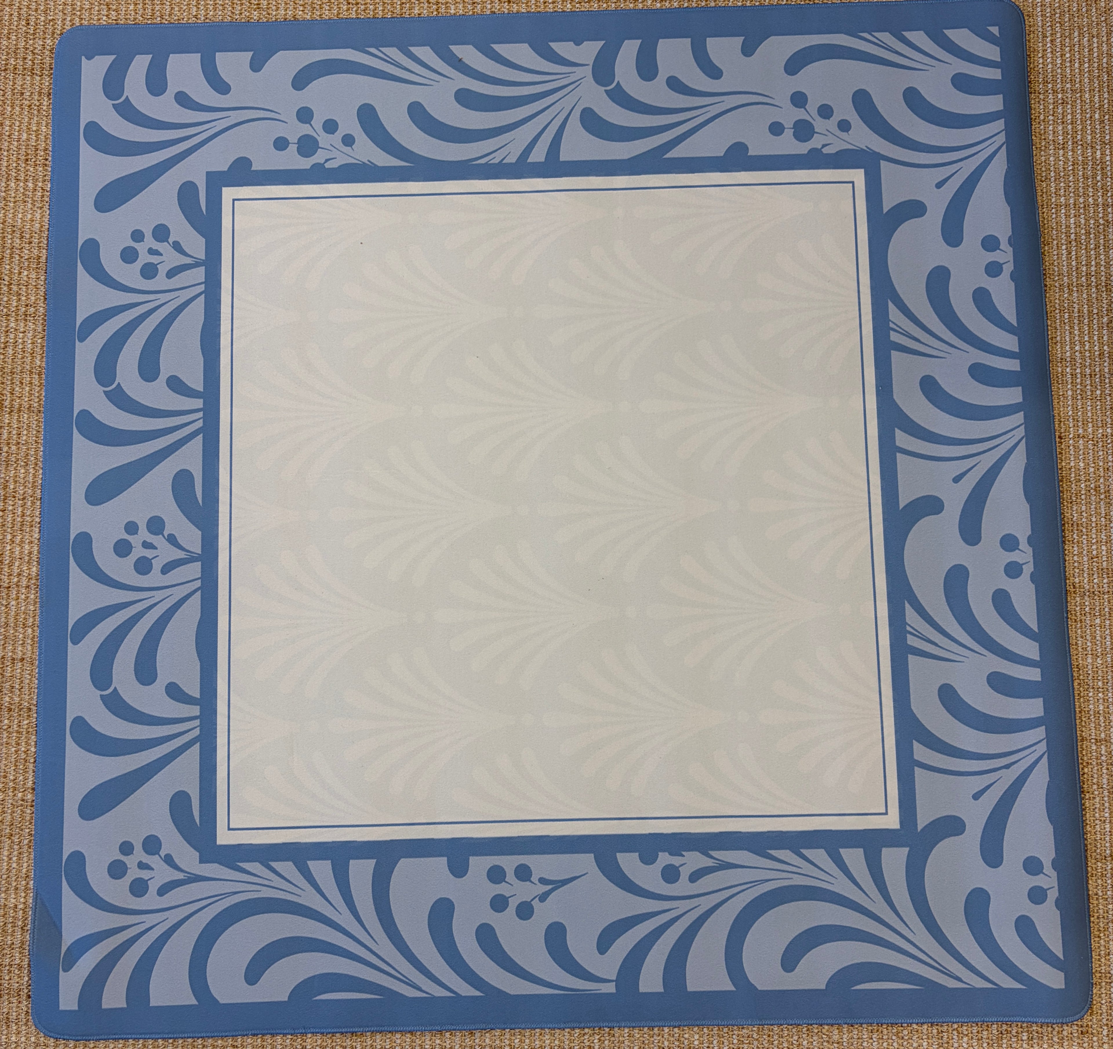 Blue Plume Mat