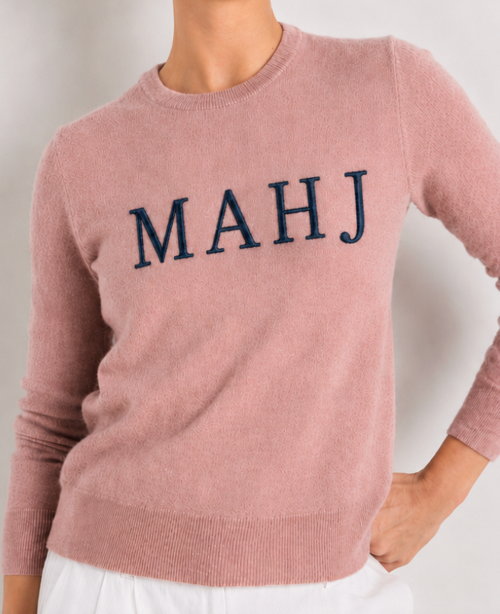 Pink Cashmere Sweater - Large